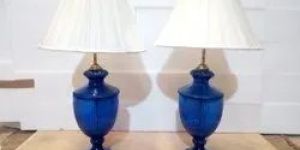 Sch Glassware Trophy Table Lamp