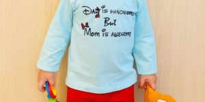 Baby T-shirt Aqua Blue