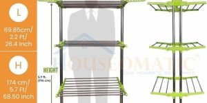 3 Layer Green Cloth Drying Stand