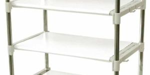 4 Layer Snow White Expandable Multipurpose Rack