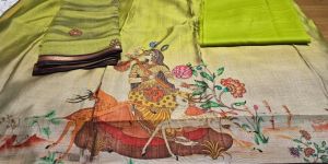 Premium Mashru Silk Digital Printed Suit Fabric