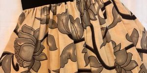 Sleeveless Organic Cotton Printed Frock