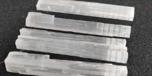 raw natural selenite rough stone