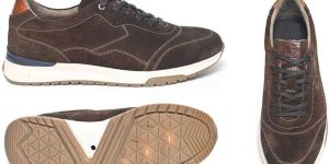 Men Olive Green Lace Up Walking Shoes