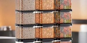 500 Ml Plastic Pulses Storage Container