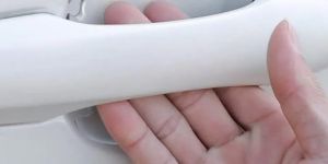White Car PU Finger Guard