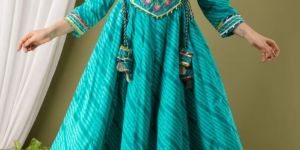 Ladies Cotton Anarkali Kurta Set