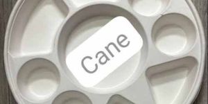 9 Compartment Sugarcane Bagasse Biodegradable Disposable Meal Tray