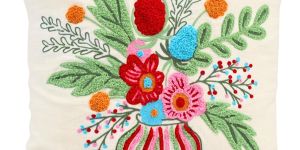 Embroidered Pillow Covers