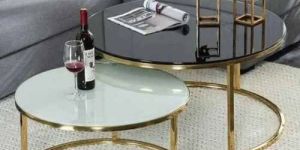 Aluminium Metal Center Table Decor