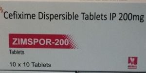 Cefixime Dispersible 200 Mg Tablets
