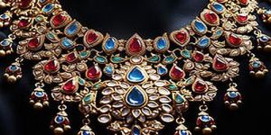 Imitation Multicolored Stone Necklace