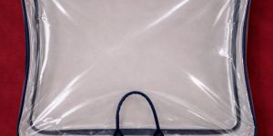 Transparent PVC Blanket Zipper Bag with Handle