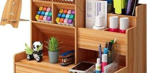 Wooden Desk Organizer