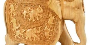 Wooden Elephant Statue