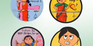 Wooden Fridge Magnet