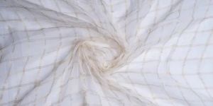 Flat Chiffon Checks Fabric