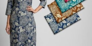 Round Neck Ladies Printed Rayon Kurti