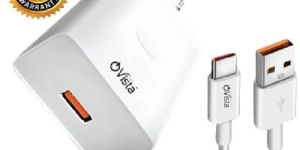 Ovista 18W Fast Charging Adapter with Type C Charging Cable
