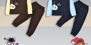 Kids Explore Theme Sweatshirt Jogger Set