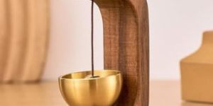 Handcrafted Wooden Brass Bell