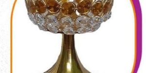 T Light Crystal Candle Holder