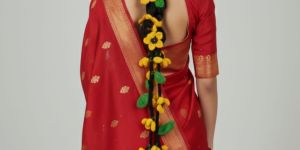 Handmade Crochet Floral Parandi