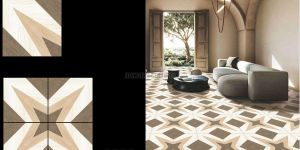 Star Pattern Porcelain Floor Tile
