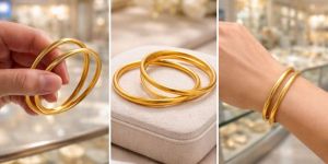 Plain Gold Bangles