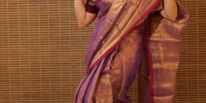 Premium Raga Tissue Saree with Soft Sheen Finish