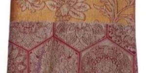 Orange Kota Silk Saree