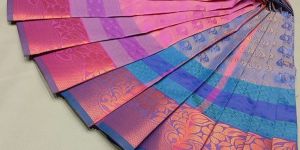 Stylish 80s Emboss Silk Saree