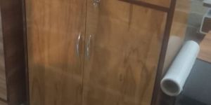 Brown Wooden Almirah