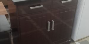 Brown Wooden Shoe Rack