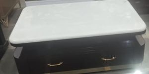 White Marble Top Wooden Table