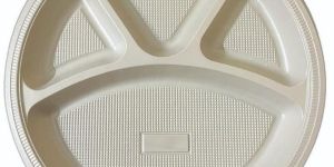 12 Inch 4 Compartment Disposable Plastic Plate