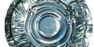 4 Inch Silver Paper Dona