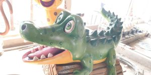 FRP Crocodile Statue