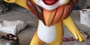 FRP Lion Statue