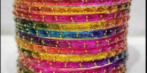 Raindrops Glass Bangles
