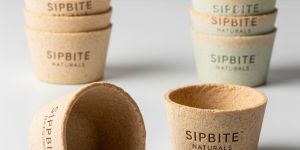 Edible Wheat Fiber Disposable Cup