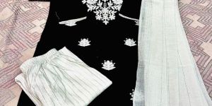 Kurta Palazzo Dupatta Set