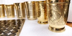 Brass Wine Glass