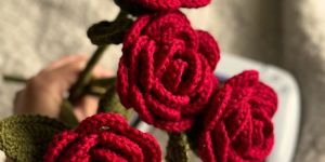 Crochet Rose Flower
