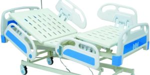 3-Function Electric Hospital Cot with ABS Side Rails