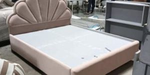 cushion wooden bed