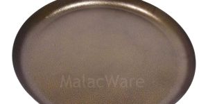 Powder Coated Decorative Metal Tray in Brown or Custom Pantone