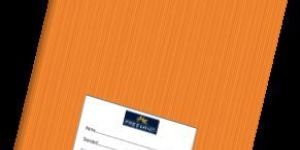 Plain Brown Cover 24 Pages School Notebook