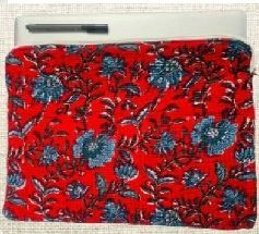 Cotton Laptop Sleeve Bag