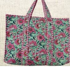 Printed Cotton Carry Bag